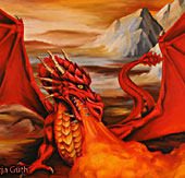 Feuerdrache, Copyright by Katja Guth